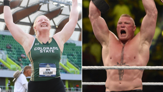 Brock Lesnar’s daughter Mya wins NCAA women’s shot put championship