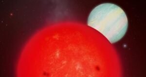 Massive planet discovered orbiting tiny star, leaving scientists stumped