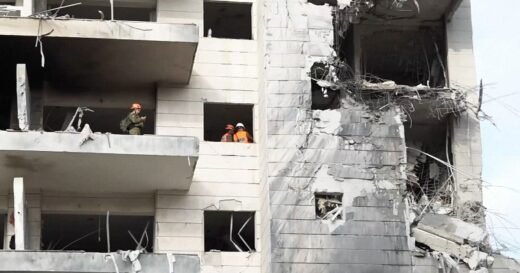 Israeli residents react to Iranian missile strike