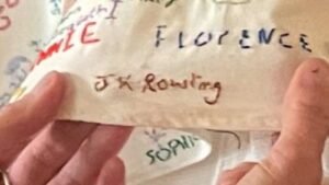 Artwork referencing JK Rowling taken down by National Trust after being ‘tampered with’ | UK News