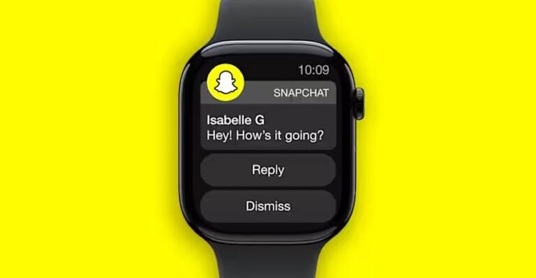 Snapchat has released an Apple Watch app
