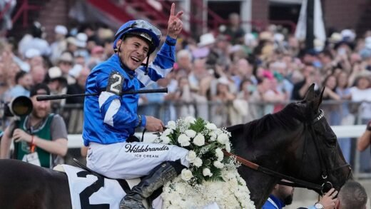 Sovereignty’s victory at the Belmont Stakes draws major audience