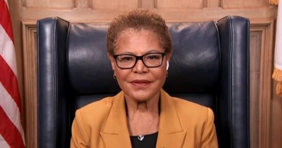 L.A. Mayor Karen Bass says “I don’t think that’s a problem” as city lacks permanent fire chief