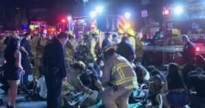 30 injured after driver plows into crowd outside L.A. nightclub