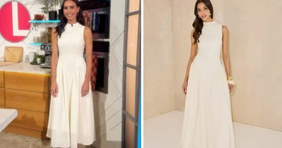 Christine Lampard’s white summer dress is just £56