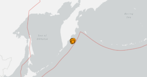 Tsunami threat ends after large quakes strike off Russia’s Pacific coast