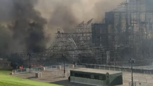 Tomorrowland: ‘Devastating’ blaze destroys main stage at major festival – two days before it was due to begin | World News