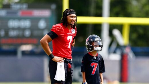 CJ Stroud gets emotional after discussing faith with Make-A-Wish recipient