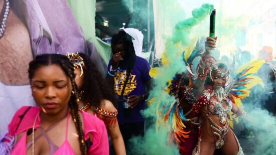 Thousands attend Notting Hill Carnival – with Met Police reporting ‘far fewer’ violent incidents this year | UK News