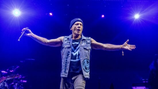 Watch Iron Maiden’s Bruce Dickinson Sing National Anthem at NFL Game