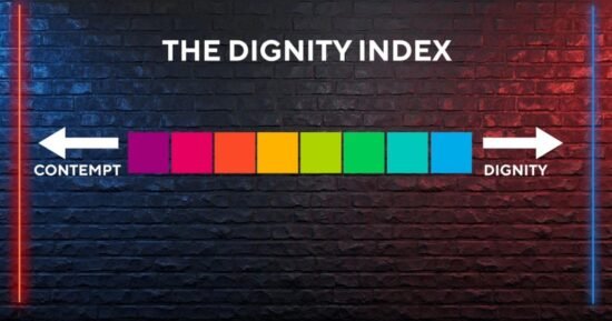 What is the “dignity index,” and how could it help ease divisions in the U.S.?