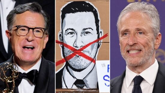 Kimmel’s colleagues come out fighting – here’s what they had to say to Trump | Ents & Arts News