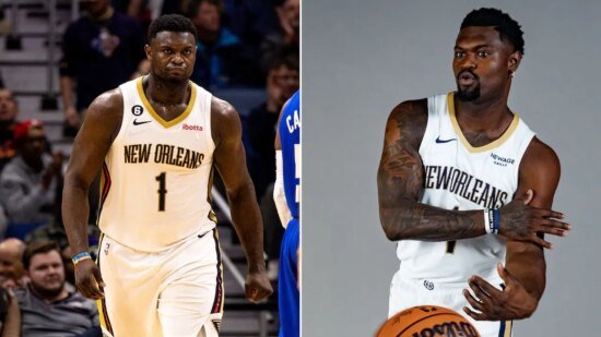 Zion Williamson shows off dramatic weight loss at Pelicans media day