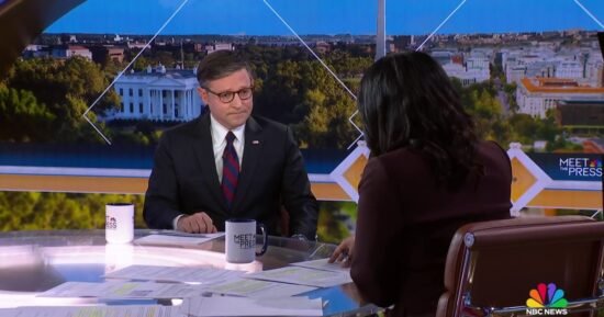 Speaker Johnson says mass layoffs ‘regrettable’ but WH ‘required to do it by Chuck Schumer’