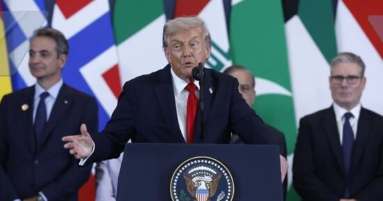 Trump praises Israel-Hamas peace deal following signing ceremony