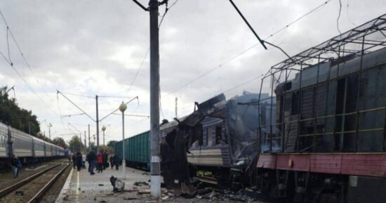 Russian drone strike injures dozens at railway station, Zelenskyy says