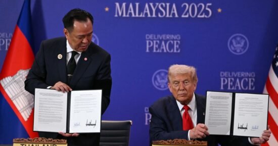 Trump touts his peacemaking skills as Thailand and Cambodia sign ceasefire deal