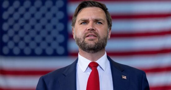 JD Vance gives remarks from Israel