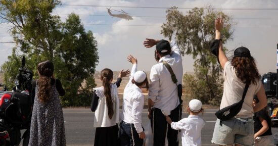 Joyous scenes as Israelis and Palestinians welcome their loved ones