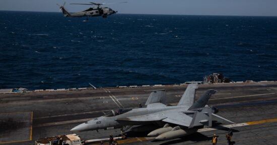 5 crew members rescued after Navy helicopter, fighter jet go down in South China Sea in separate incidents