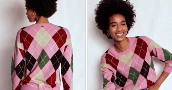 Boden’s 15% off cashmere jumper similar to Claudia Winkleman style