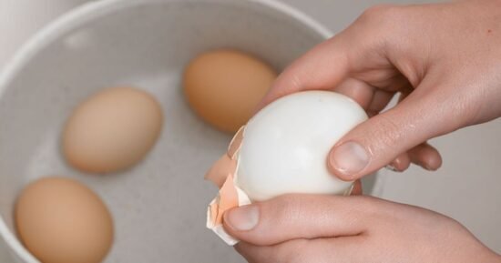 Add one ingredient to boiling water to cook easy-to-peel boiled eggs