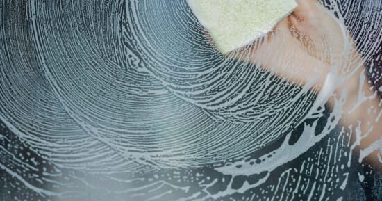 Banish limescale from shower screen glass easily with two products