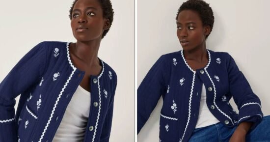 Monsoon’s ‘pretty’ £80 embroidered jacket reduced to £40