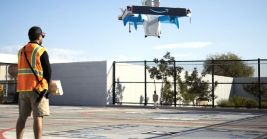 Amazon halts drone deliveries in Arizona after two crashed into a crane