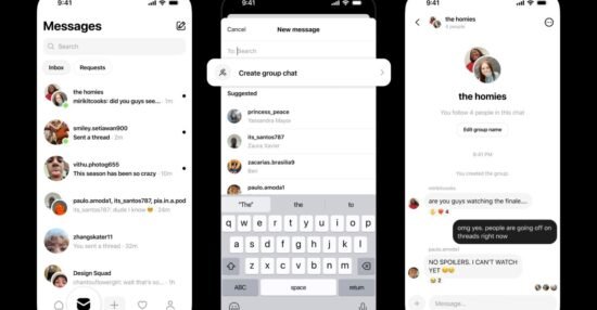 Threads now has group chats