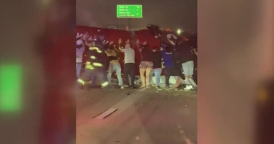 Bystanders describe lifting Sacramento helicopter wreckage to free pinned victim after crash landing