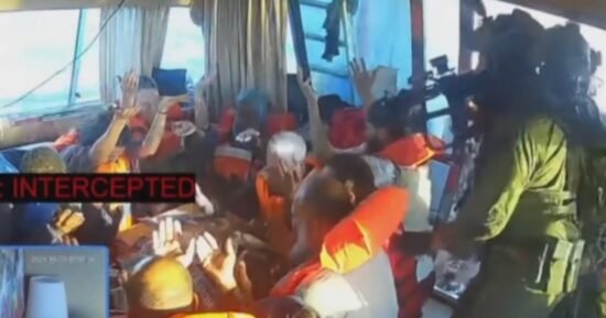 Israel intercepts flotilla headed toward Gaza