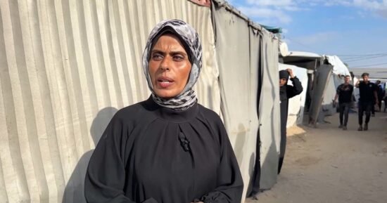 Displaced Palestinians express hopes for lasting peace in Gaza