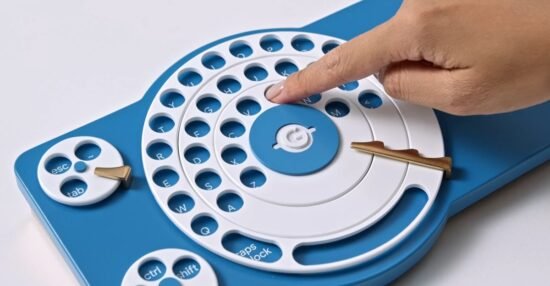 Google Japan’s concept keyboard is inspired by rotary phones