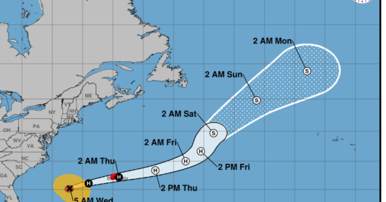 Hurricanes Imelda, Humberto likely to bring dangerous conditions to much of East Coast. Maps show their forecast paths.
