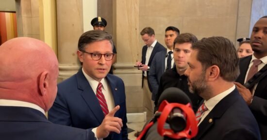 Johnson and Senate Democrats argue about government shutdown and health care