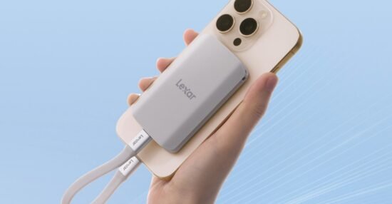 Lexar’s new SSD sticks to your iPhone and can survive nearly a 10-foot drop