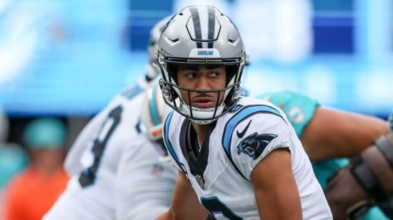 Panthers’ Bryce Young suffers bizarre fumble vs Dolphins
