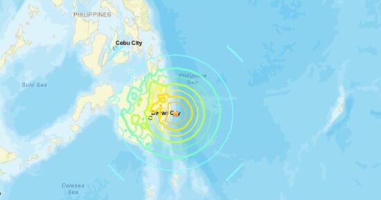 Powerful 7.4-magnitude earthquake strikes off coast of Philippines