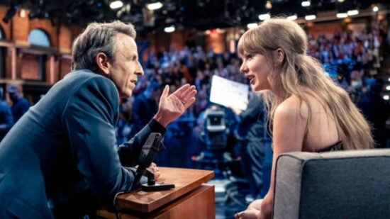 Taylor Swift on Travis Kelce Mixup With Hugh Grant’s Wife, Greta Gerwig