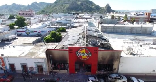 23 dead, 12 injured in fire and explosion at a store in northwestern Mexico