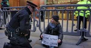 Greta Thunberg arrested at pro-Palestinian protest in London