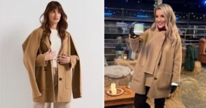 Helen Skelton’s Barbour scarf coat is now £105 cheaper at Very