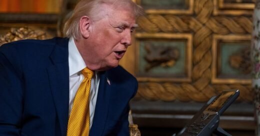 Trump promises to guard against “bad Santa” and touts “clean, beautiful coal” in Christmas Eve calls with kids