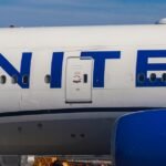 United Airlines flight safely returns to Dulles airport after engine failure during takeoff