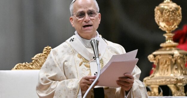 Pope Leo laments conditions for Palestinians in Gaza in first Christmas homily