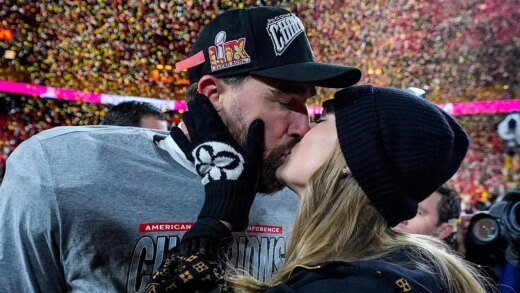 Travis Kelce gets support from Taylor Swift in possible final home game