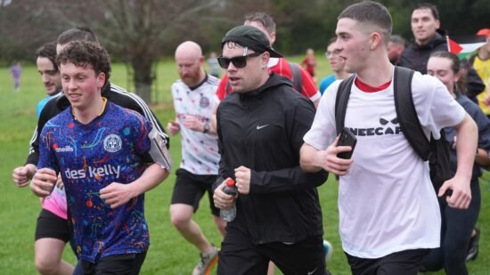 Kneecap’s charity run cheered on by Irish president | UK News