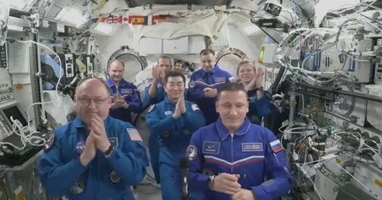 Space station change of command sets stage for Crew 11 departure