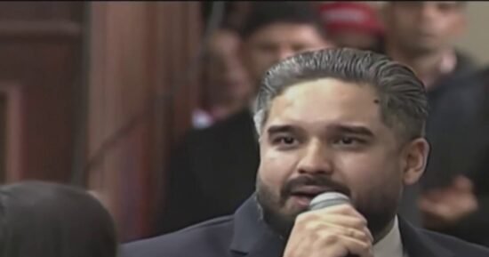 Maduro heads into the court as his son speaks to the Venezuelan General Assembly